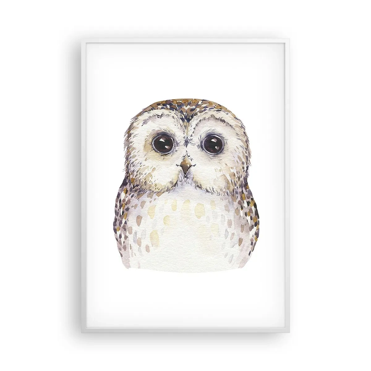 Pôster em moldura branca - Olhe-me nos olhos - 70x100 cm