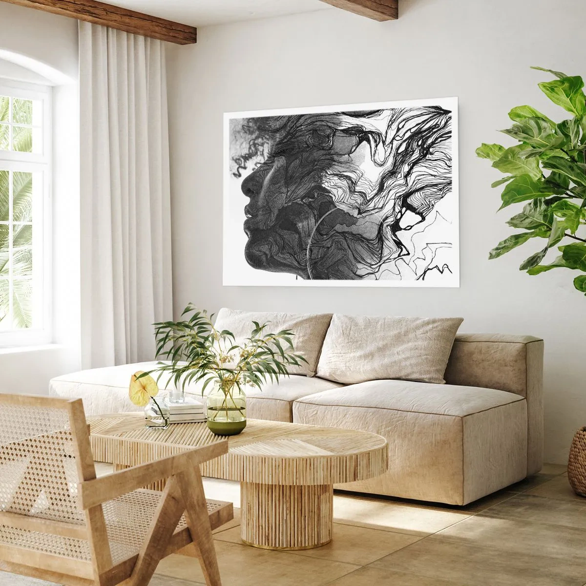 Pôster - Entrelaçados em sonhos - 70x50 cm