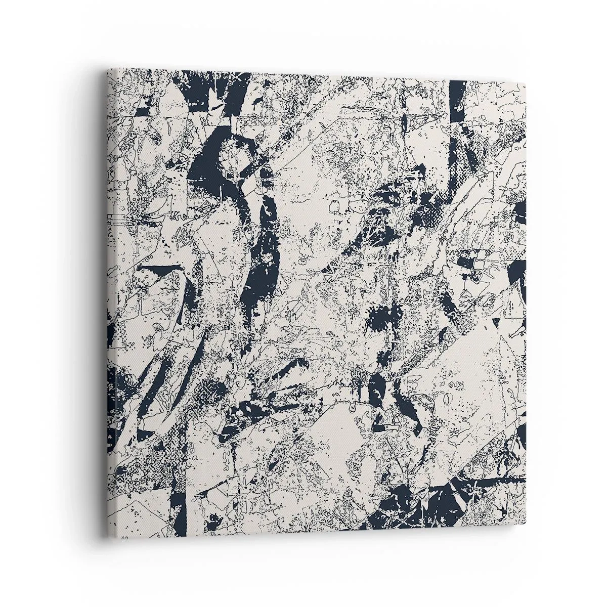 Quadro em tela - Interpenetração de opostos - 30x30 cm