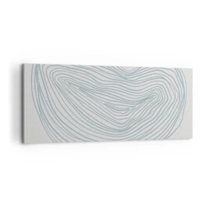 Quadro em tela - Deixe cair o sorriso - 100x40 cm