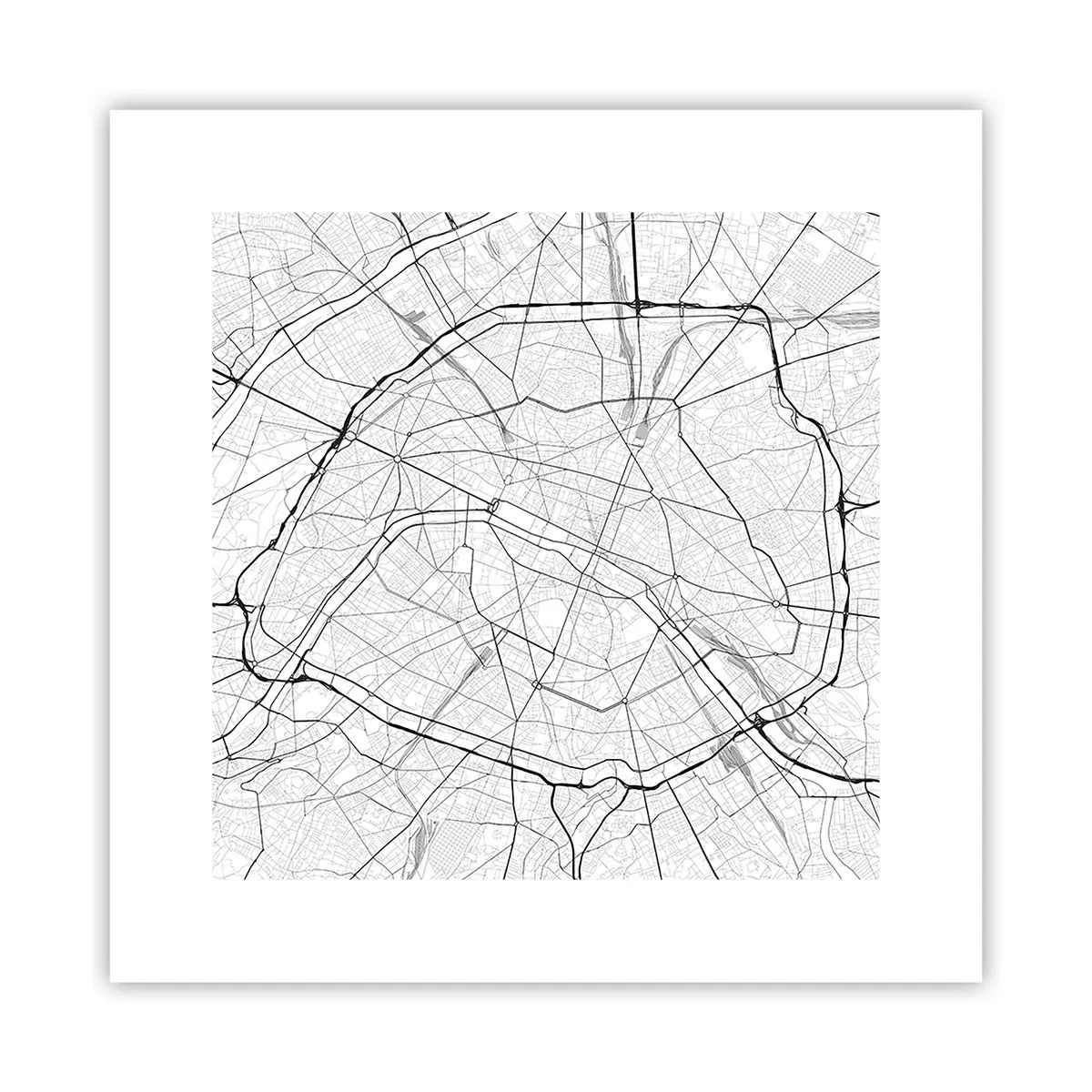 Pôster - Flor de Paris - 30x30 cm