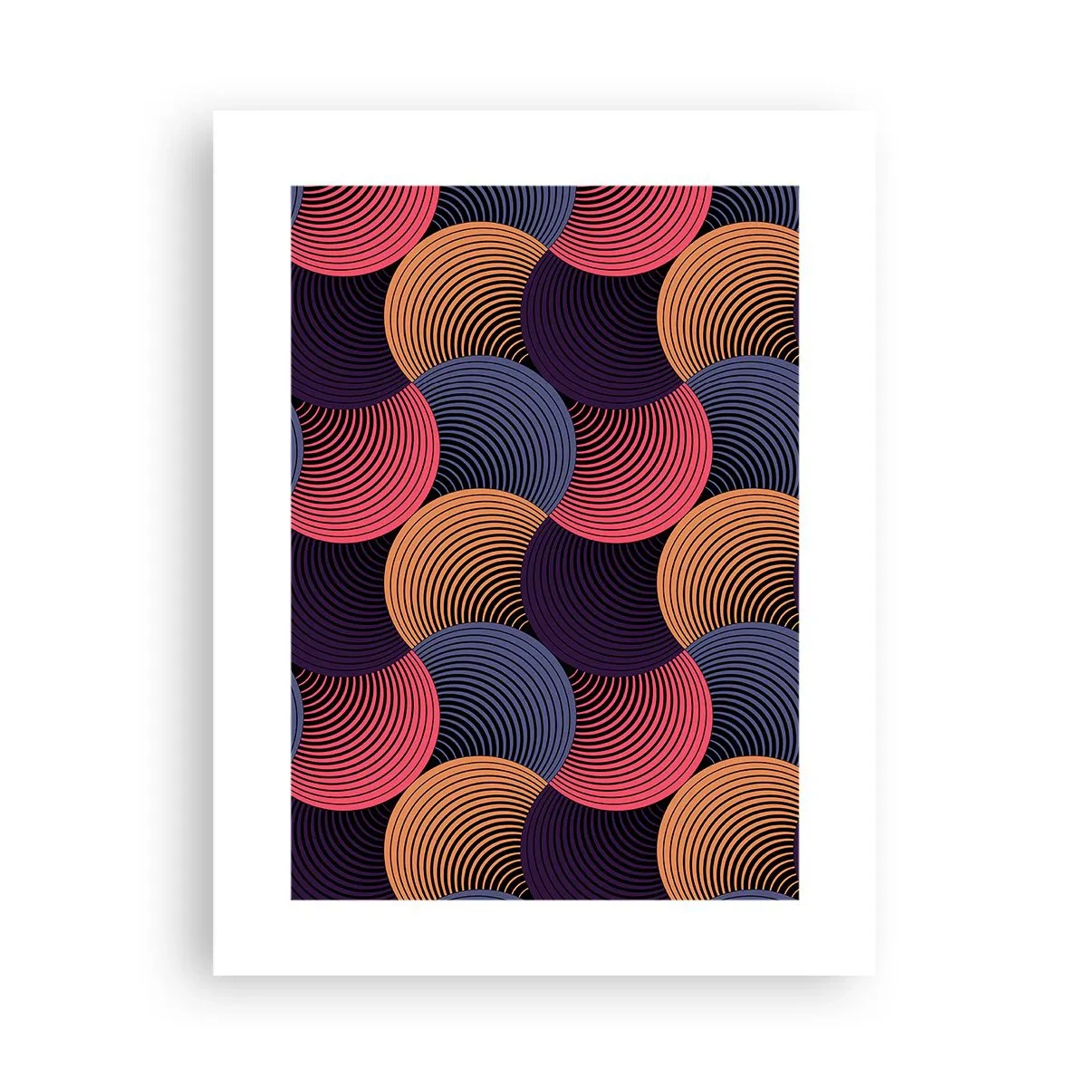 Pôster - Num ritmo circular - 30x40 cm