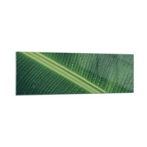 Quadro em vidro - A estrutura da vegetação - 160x50 cm