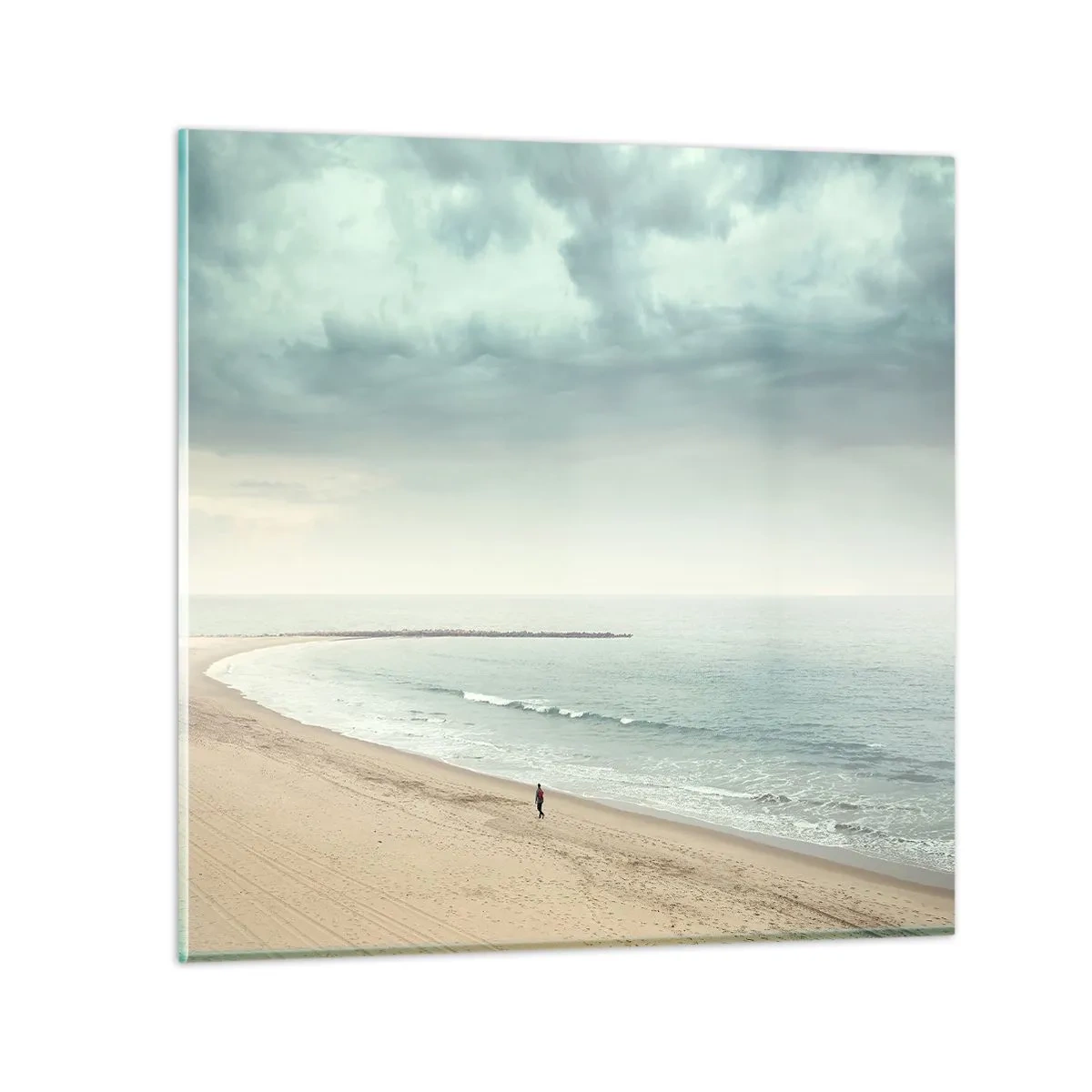 Quadro em vidro - Em busca da paz - 30x30 cm