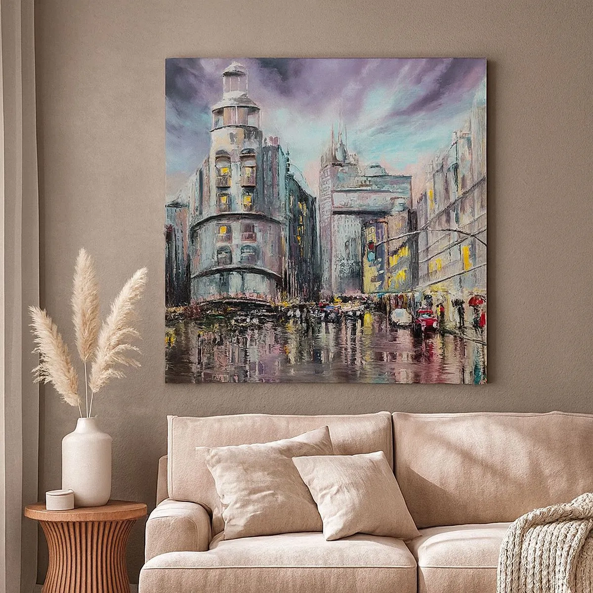 Quadro em tela - Será uma noite de sucesso - 30x30 cm