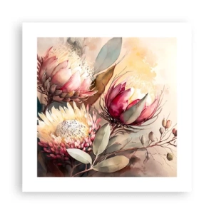 Pôster - De perfil e de frente - 40x40 cm