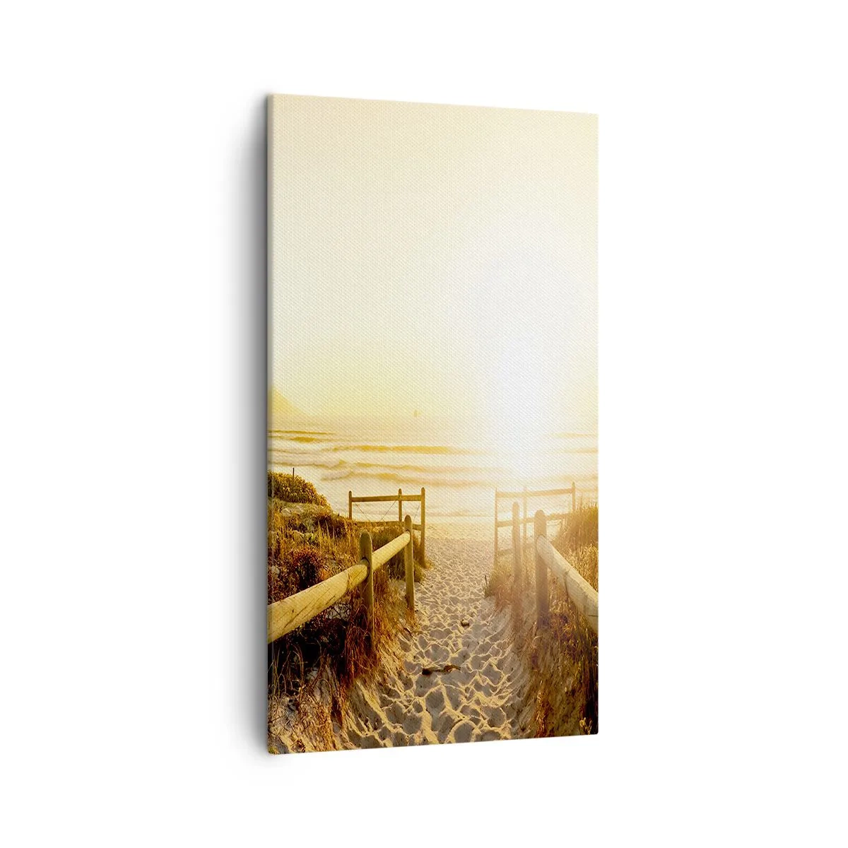 Quadro em tela - Pelaa duna, em direção ao sol - 45x80 cm