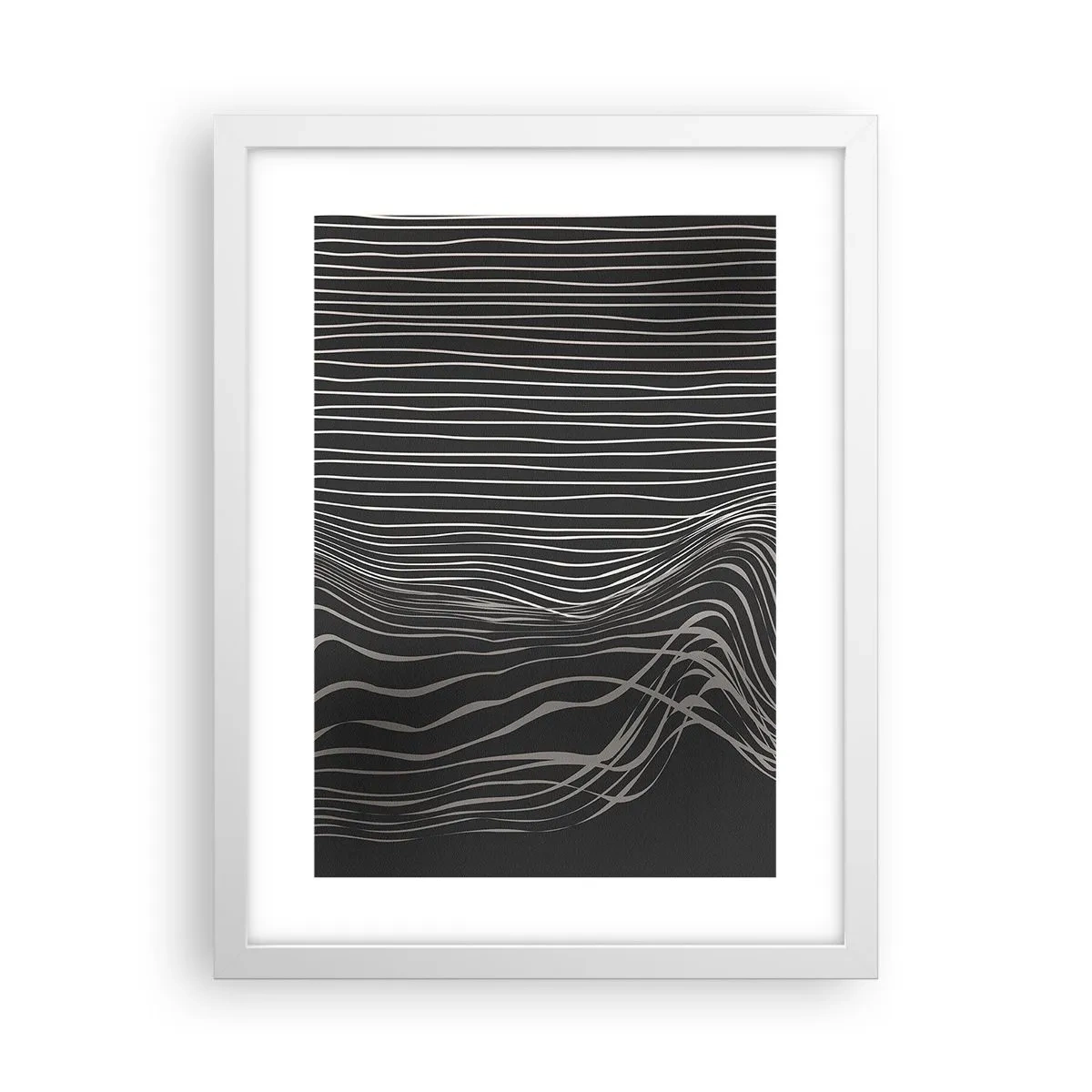 Pôster em moldura branca - Ritmo e sotaque - 30x40 cm