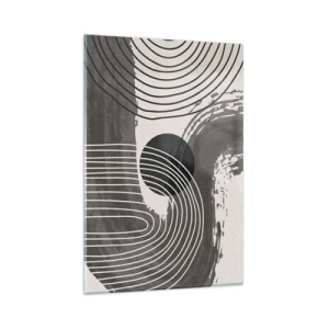 Quadro em vidro - O oval vence - 80x120 cm