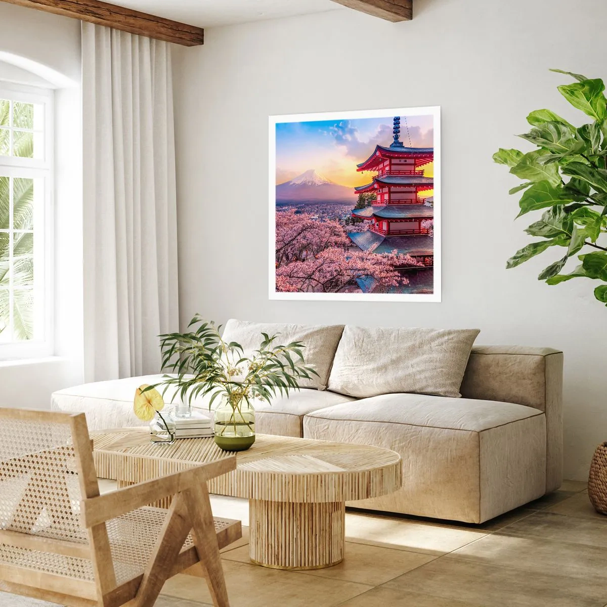 Pôster - A essência do espírito japonês - 40x40 cm