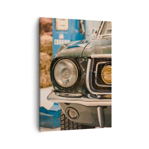 Quadro em tela - Encontro com uma lenda - 50x70 cm