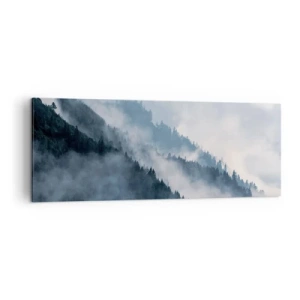 Quadro em tela - Misticismo das montanhas - 140x50 cm