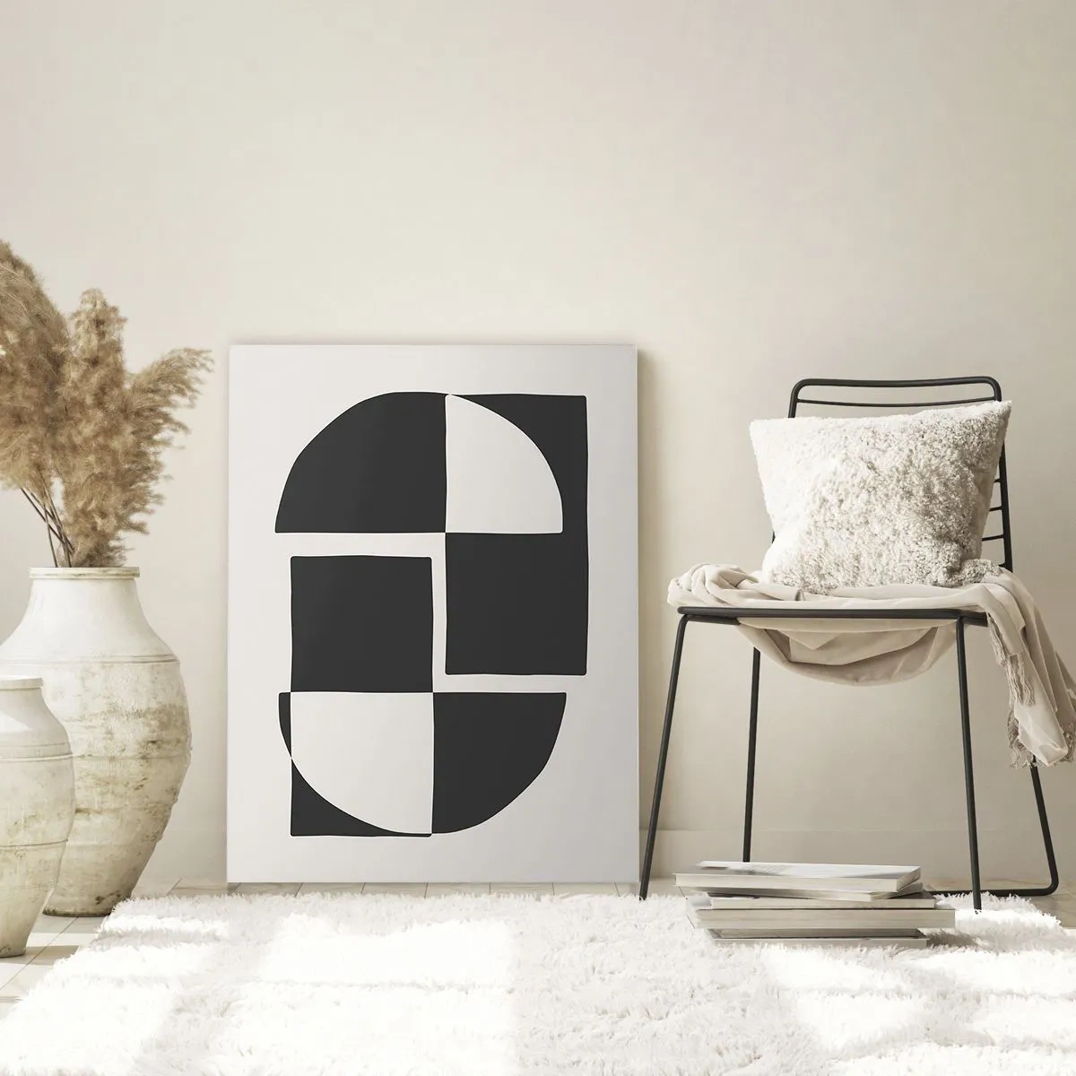 Quadro em vidro - Antítese – síntese - 70x100 cm