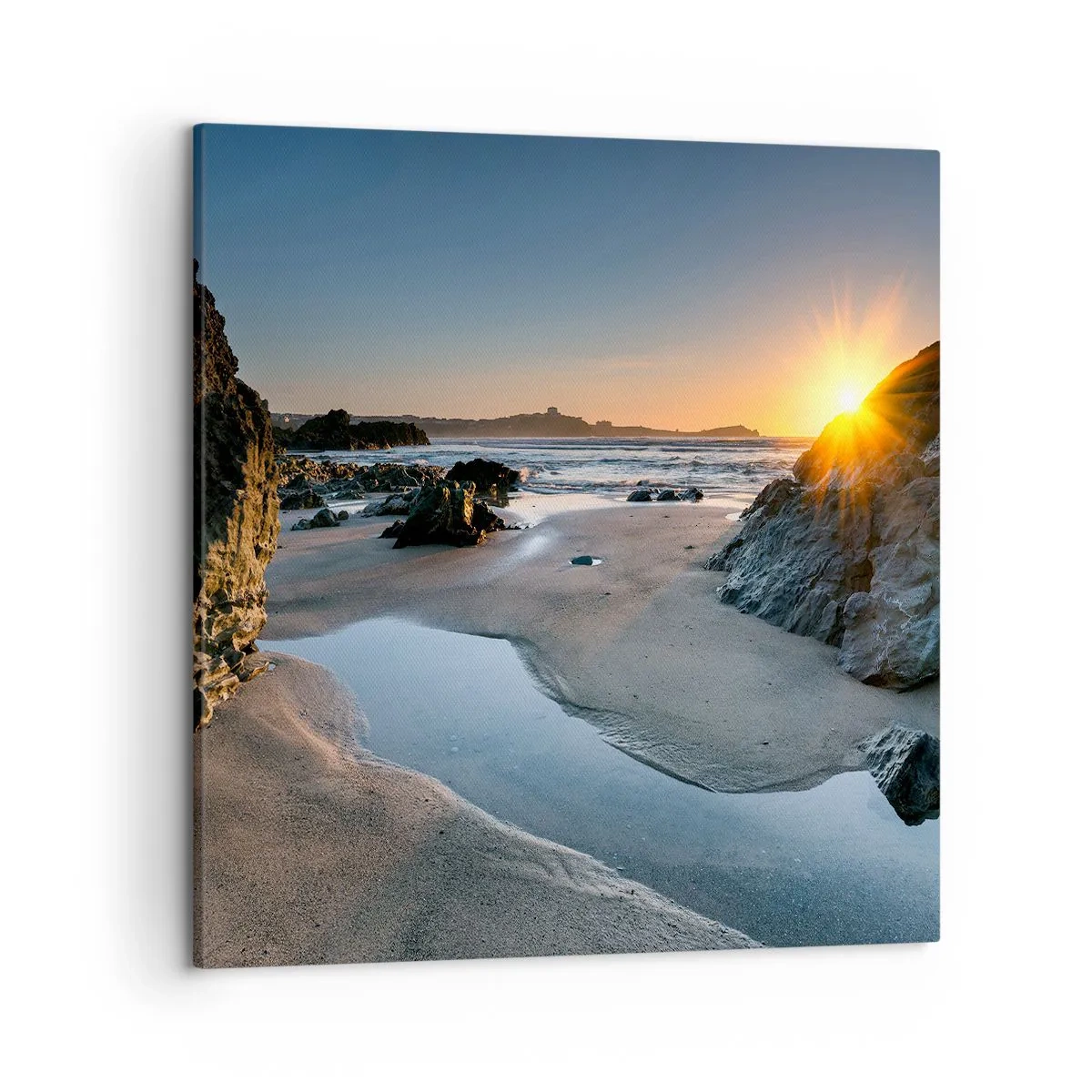 Quadro em tela - Intocado pela mão humana - 50x50 cm