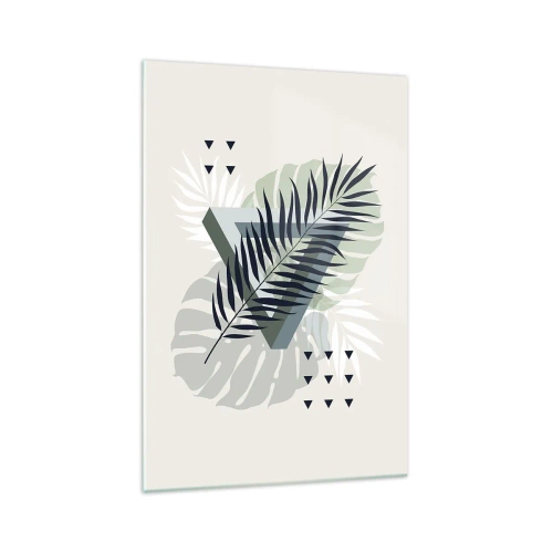 Quadro em vidro - Natureza e geometria – duas ordens? - 70x100 cm