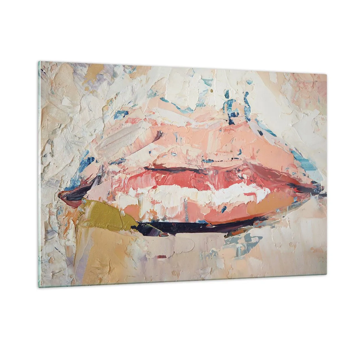 Quadro em vidro - Desperta os sentidos - 120x80 cm