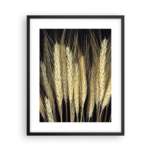 Pôster com moldura preta - Magia rústica - 40x50 cm