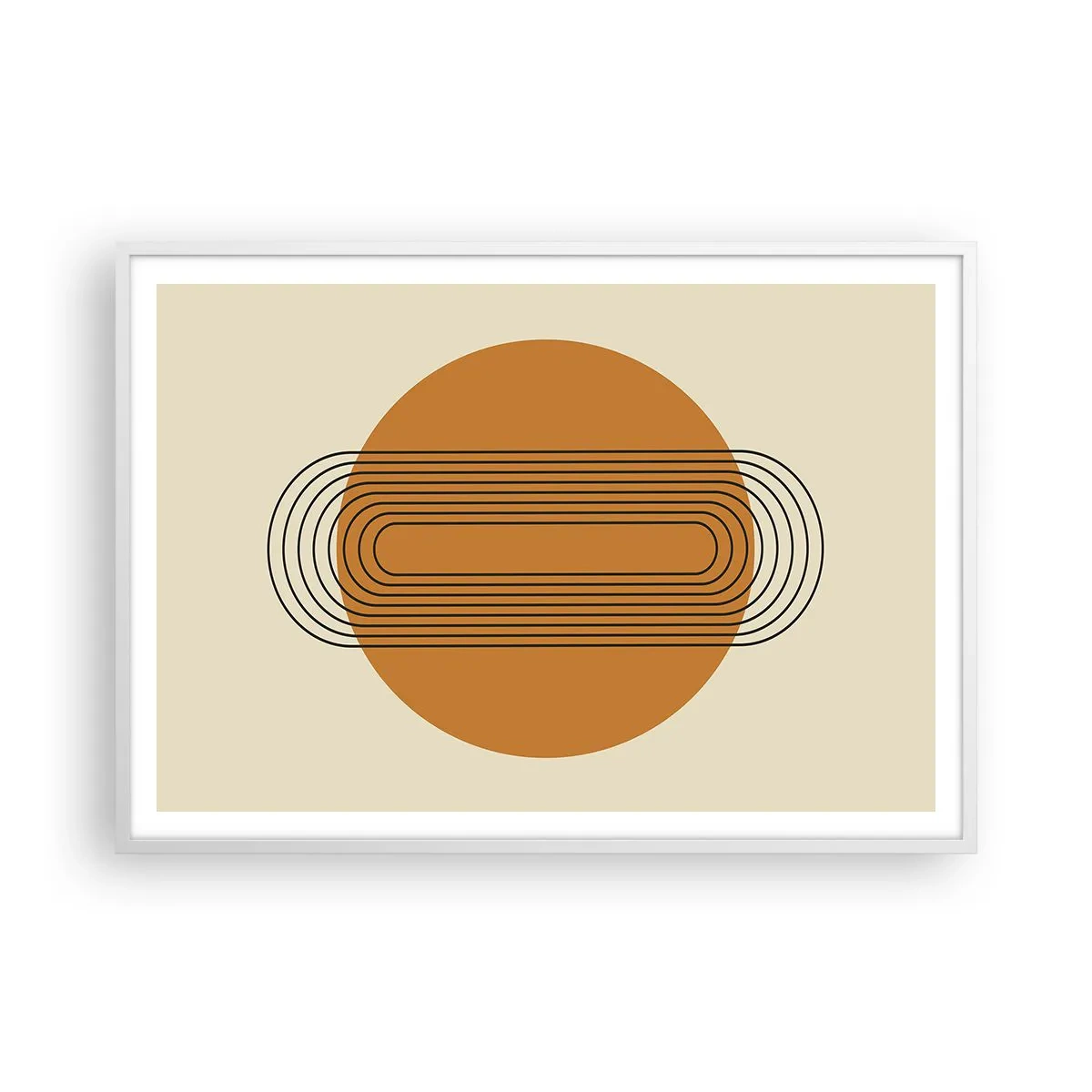 Pôster em moldura branca - O plano perfeito - 100x70 cm