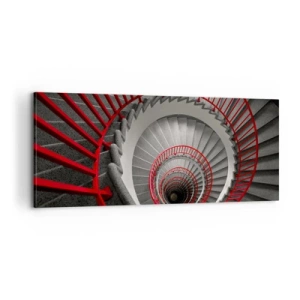 Quadro em tela - Diversão de arquitetura - 100x40 cm