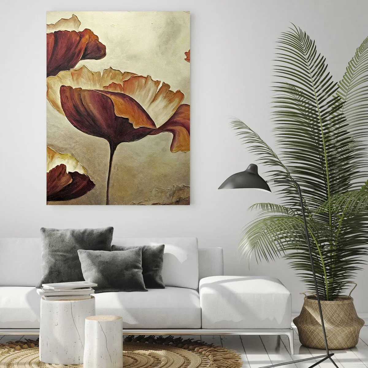 Quadro em vidro - Prados e pradarias - 50x70 cm