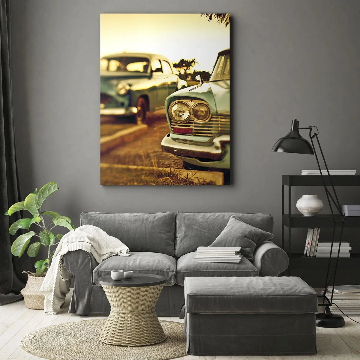 Quadro em tela - Vamos esperar para ver - 50x70 cm