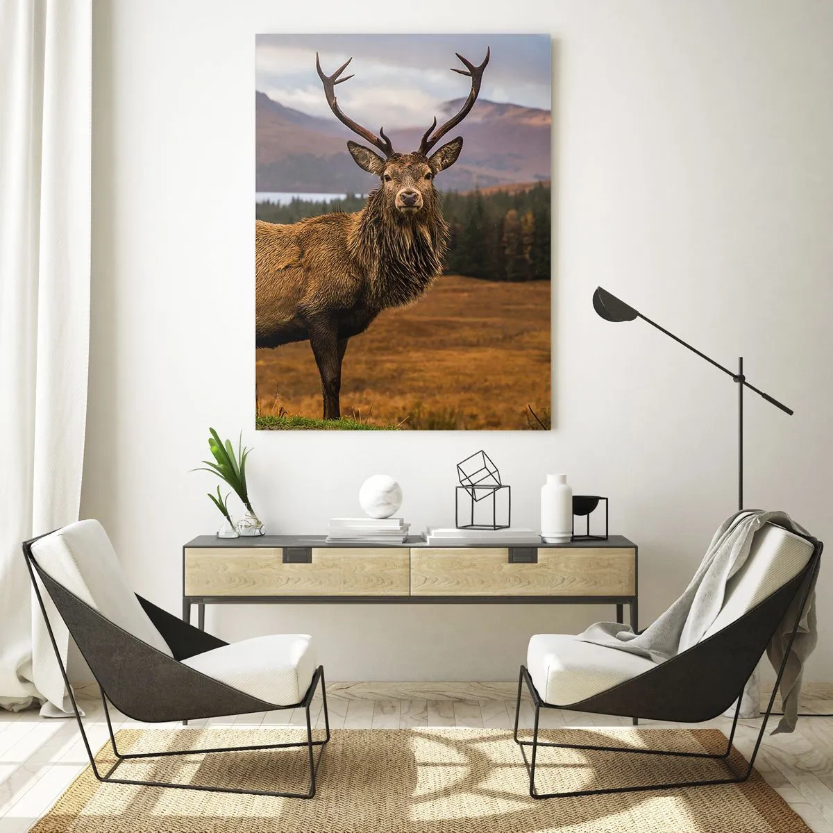 Quadro em vidro - A majestade da natureza - 50x70 cm