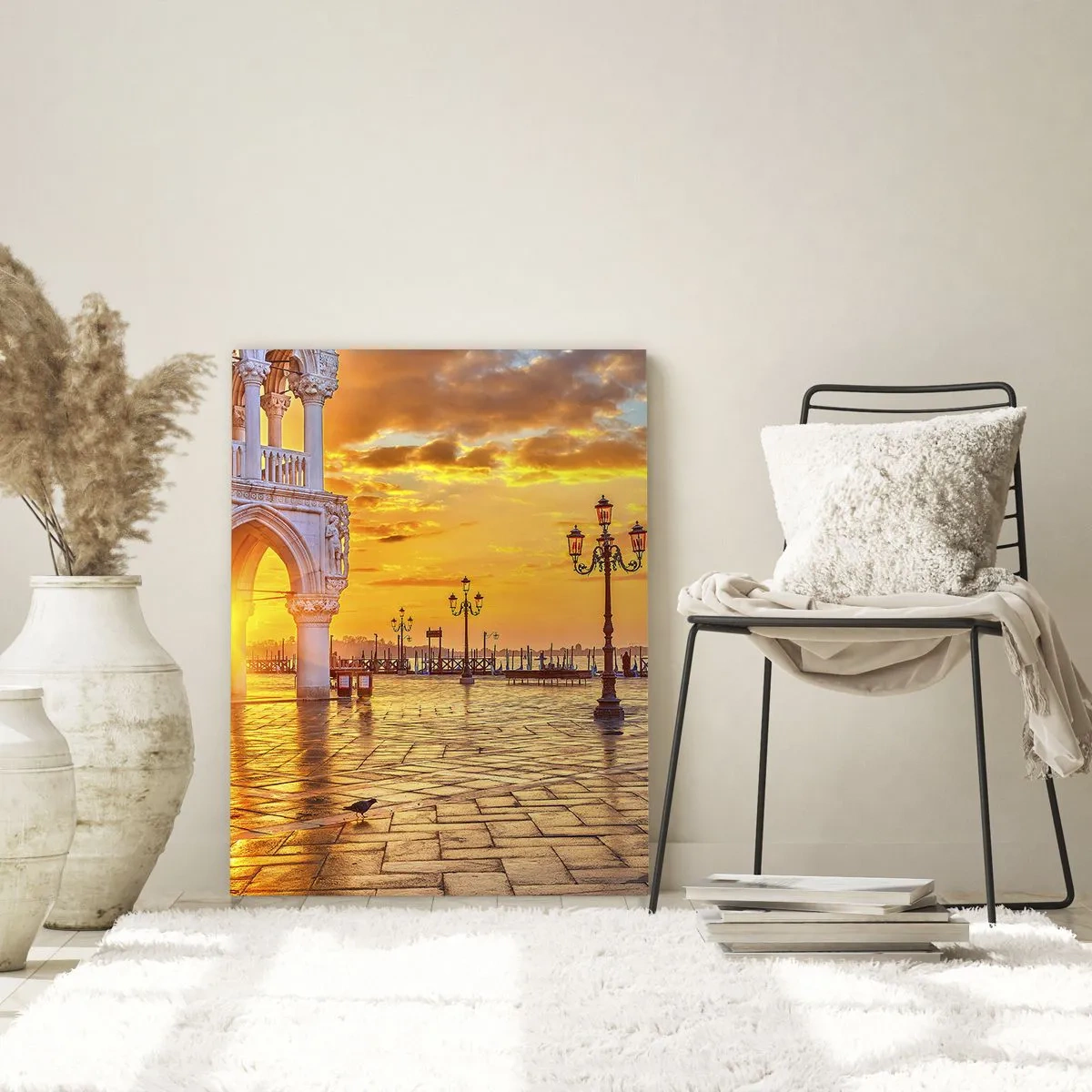 Quadro em vidro - Onde está todo mundo? - 50x70 cm