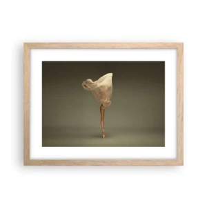 Pôster com moldura de carvalho claro - Prestes a voar - 40x30 cm