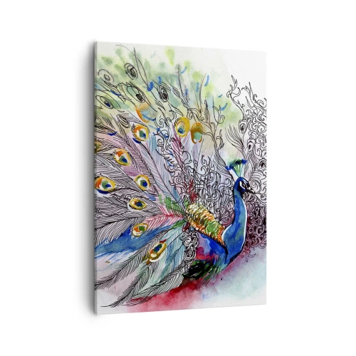 Quadro em tela - Contra o cinza com orgulho - 50x70 cm