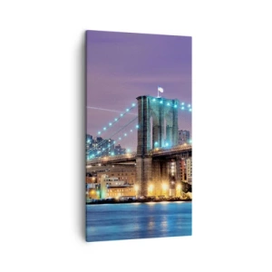 Quadro em tela - Por muitos anos, a Ponte do Brooklyn - 45x80 cm