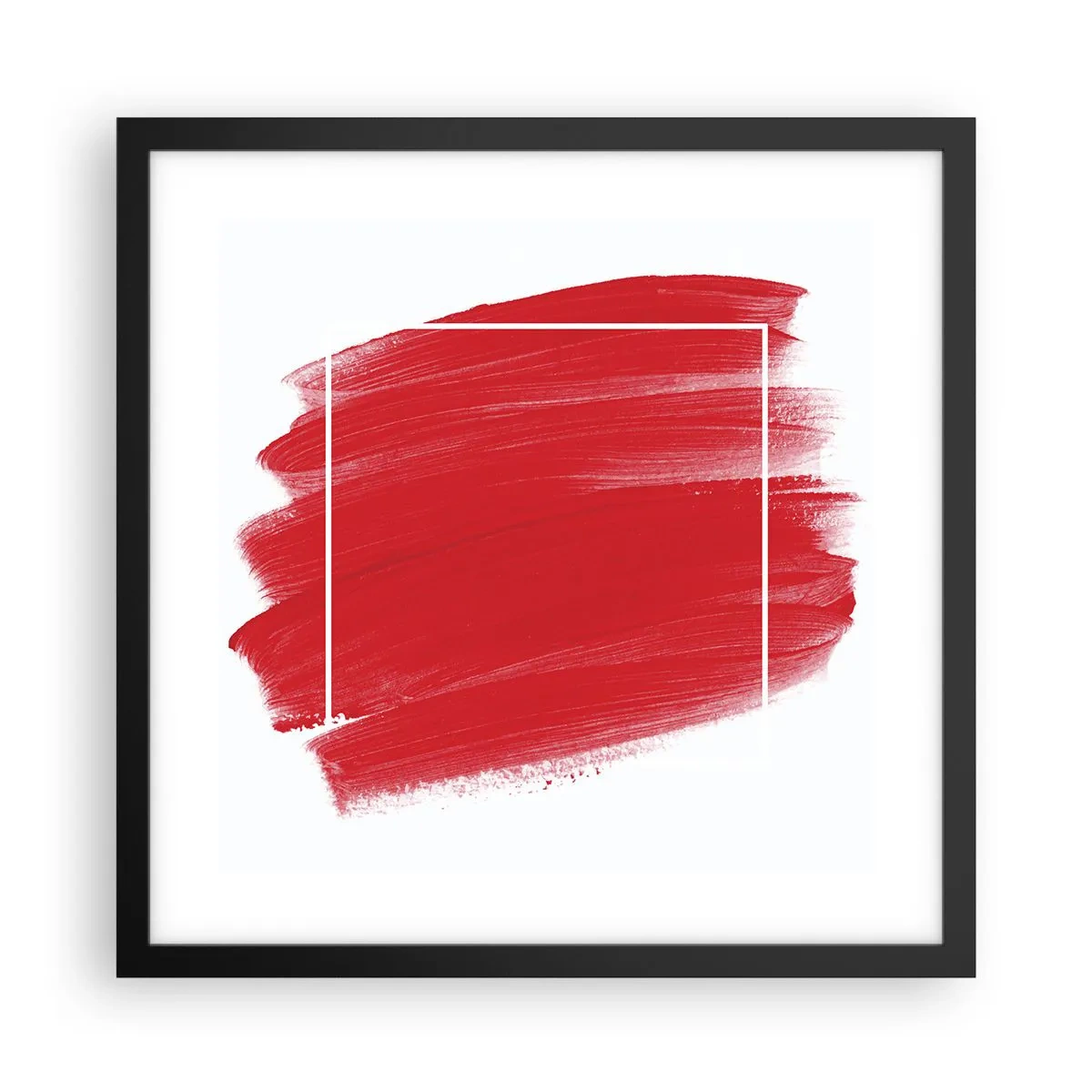 Pôster com moldura preta - Fora do quadro - 40x40 cm