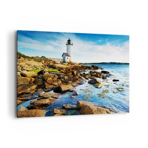 Quadro em tela - Voltem bem, estou à espera - 120x80 cm