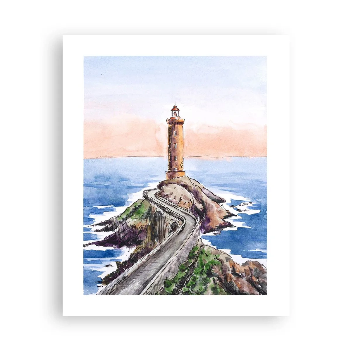 Pôster - De frente para o mar - 40x50 cm