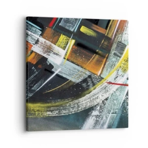 Quadro em tela - Energia de movimento - 30x30 cm