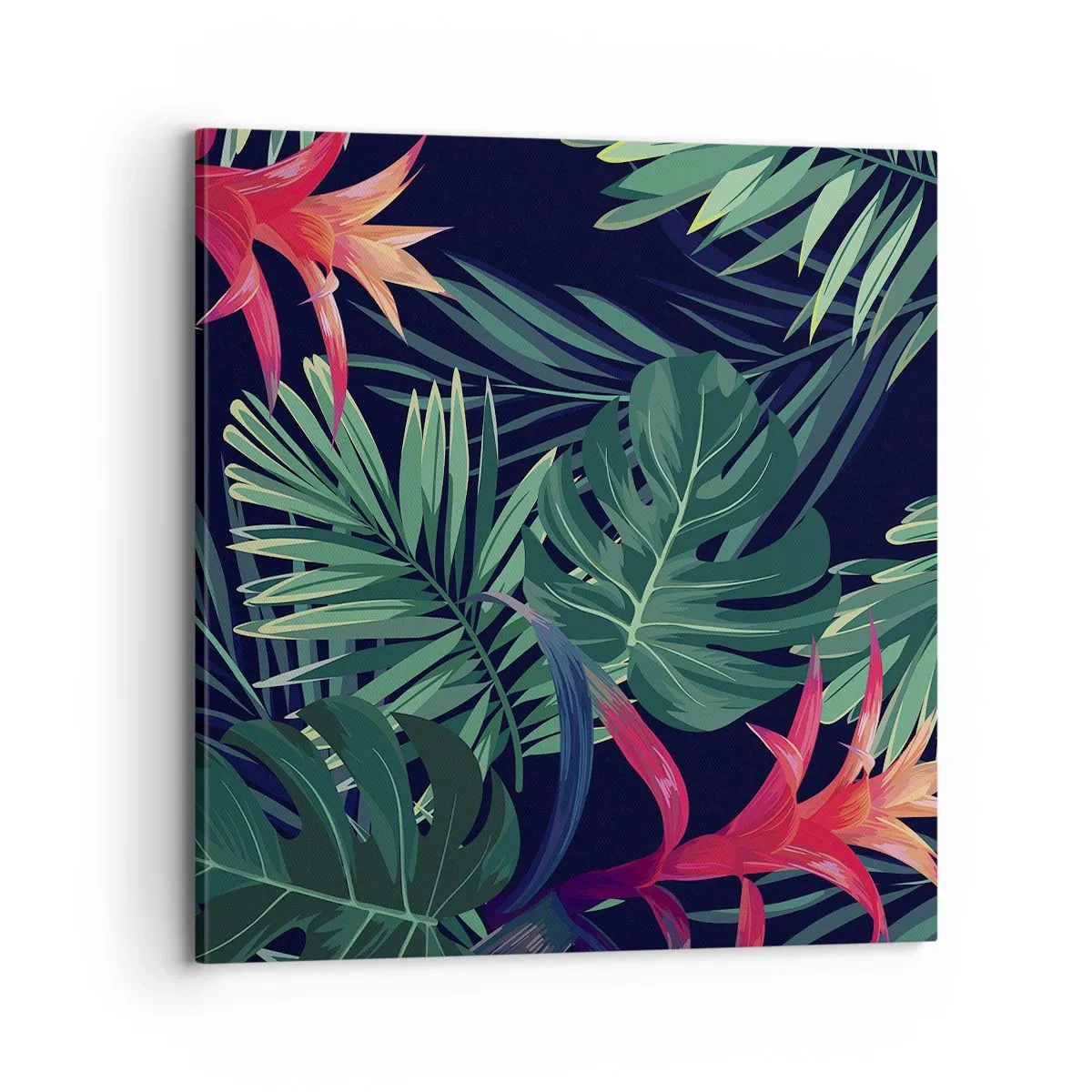 Quadro em tela - Queimar em verde - 70x70 cm