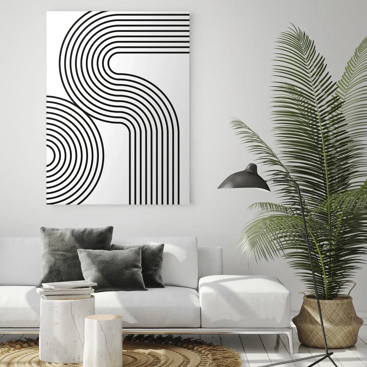Quadro em vidro - Na curva - 70x100 cm