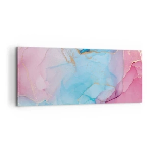 Quadro em tela - Encontro e difusão - 100x40 cm