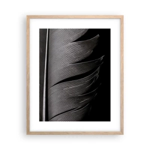 Pôster com moldura de carvalho claro - A caneta – um design maravilhoso - 40x50 cm