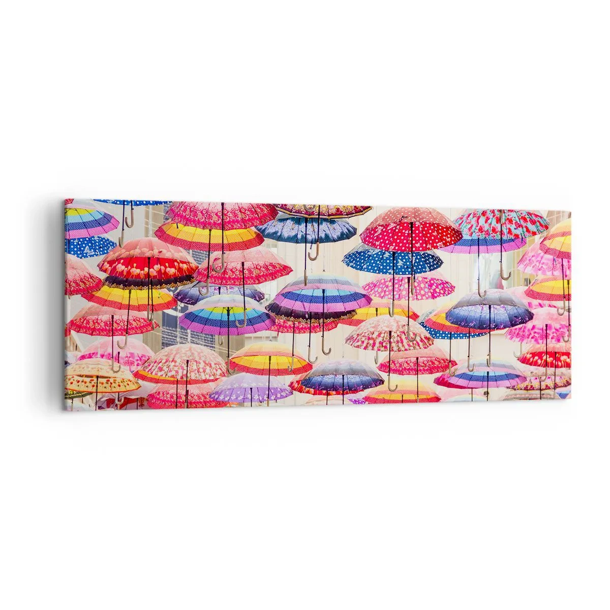 Quadro em tela - Prado urbano - 140x50 cm