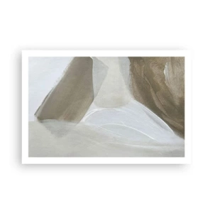 Pôster - Uma onda de branco - 91x61 cm