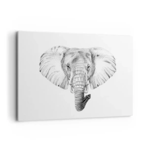 Quadro em tela - Havia um elefante, grande como um elefante - 100x70 cm