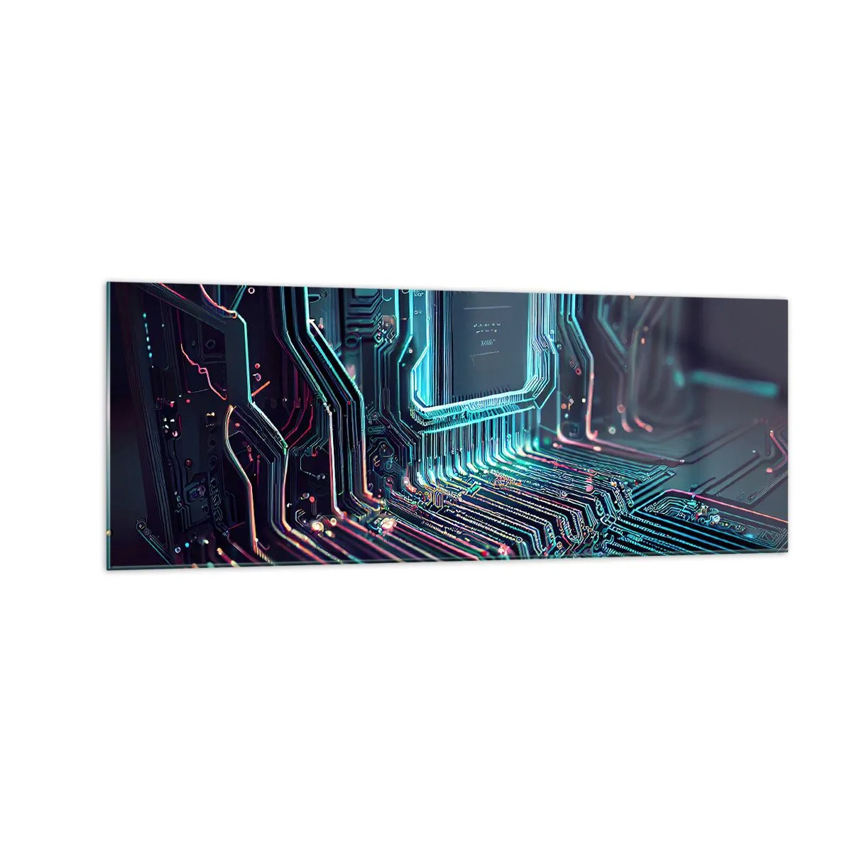 Quadro em vidro - Só estou a pensar... - 140x50 cm