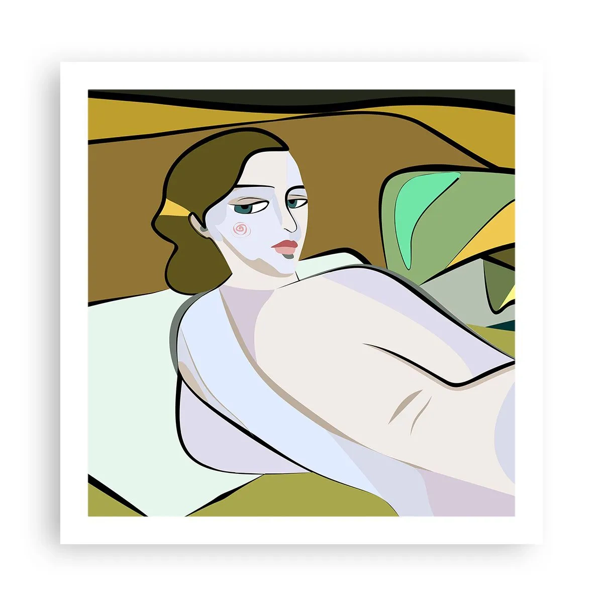 Pôster - Retrato íntimo - 60x60 cm