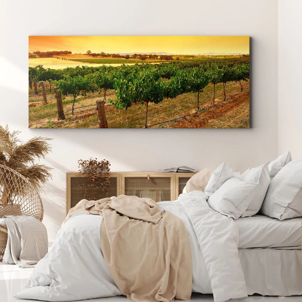 Quadro em tela - Sede de sol - 160x50 cm