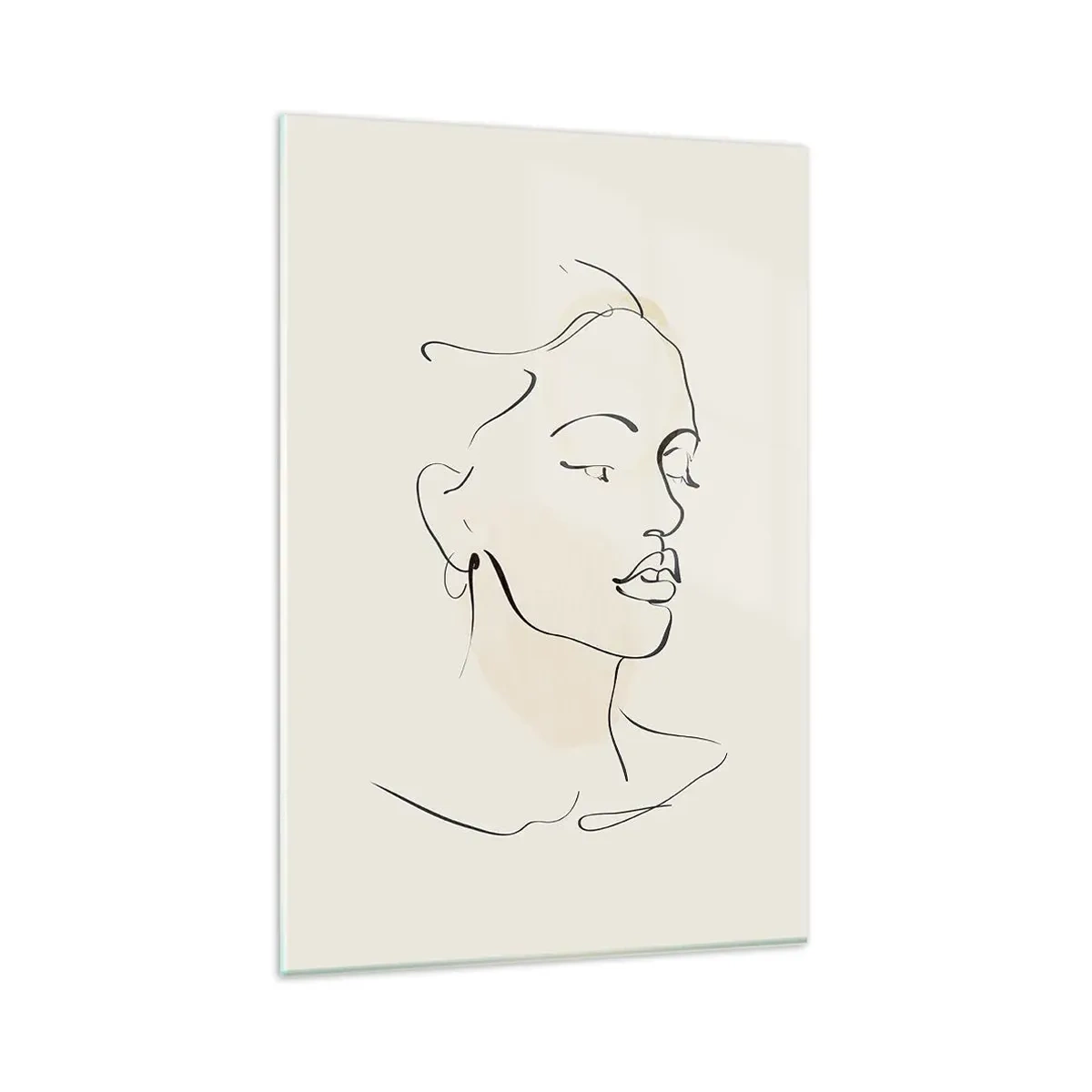 Quadro em vidro - Uma certa linha - 80x120 cm