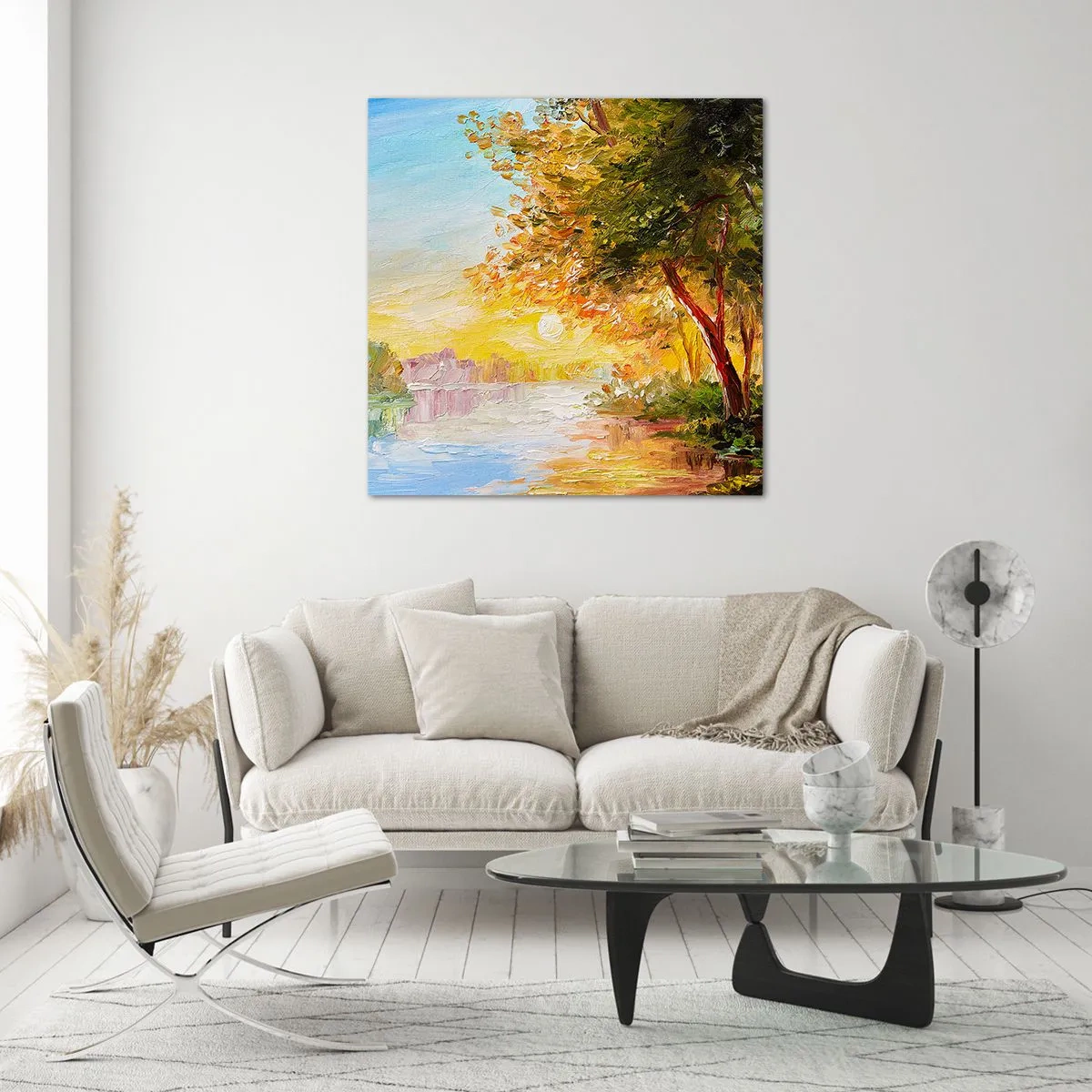 Quadro em vidro - Et in Arcadia ego - 40x40 cm