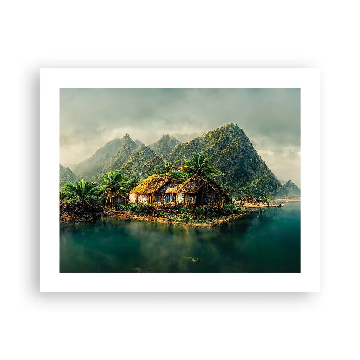 Pôster - Paraíso Tropical - 50x40 cm