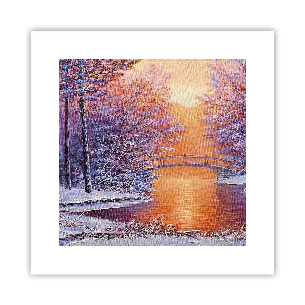 Pôster - Vamos nos encontrar aqui - 30x30 cm