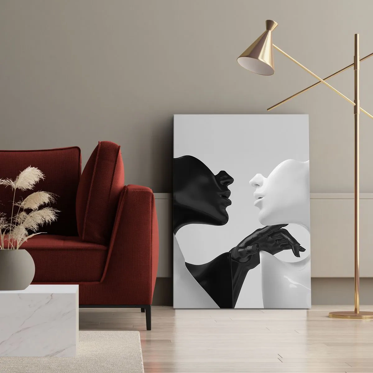 Quadro em tela - Atração – desejo - 50x70 cm