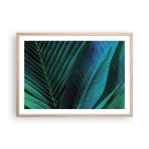 Pôster com moldura de carvalho claro - Anatomia da vegetação - 70x50 cm